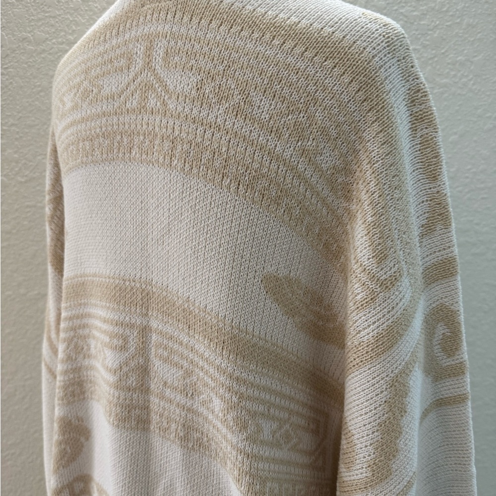 Muan Tzolkin Venus Ivory & Beige Pashmina/Poncho/Jorongo One Size EUC - Picture 9 of 13